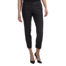Amanda + Chelsea Cotton Blend Ankle Pants (For Women) in Black - Closeouts