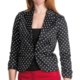 Amanda + Chelsea Cotton Sateen Blazer - 3/4 Shirred Sleeve (For Women)