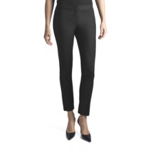 Amanda + Chelsea Euronylon Pants - Narrow Leg (For Women) in Black - Closeouts