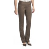 Amanda + Chelsea Herringbone Barely Boot Pants - Low Rise (For Women)