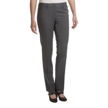 Amanda + Chelsea Pinstripe Dress Pants - Narrow Leg (For Women) in Grey Pinstripe - Closeouts