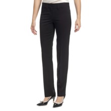 Amanda + Chelsea Ponte Baby Boot Pants - Low Rise (For Women) in Black - Closeouts