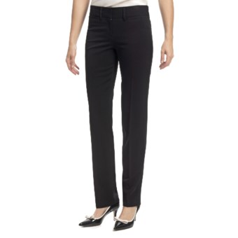 Amanda + Chelsea Ponte Baby Boot Pants - Low Rise (For Women) in Black
