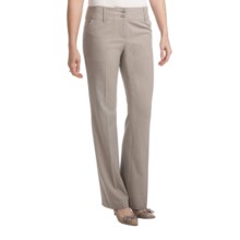 Amanda + Chelsea Salt & Pepper Contemporary Pants - Low Rise (For Women) in Flax - Closeouts