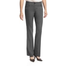 Amanda + Chelsea Salt & Pepper Contemporary Pants - Low Rise (For Women) in Gravel - Closeouts