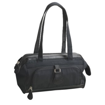 AmeriBag® Munich Bag - Leather-Trimmed Microfiber in Black