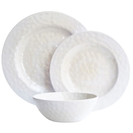 American Atelier Melamine Round Dinnerware Set - 12-Piece