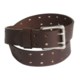 American Endurance Leather Belt - Perforated, Roller Buckle (For Men)