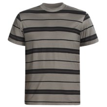 American Essentials T-Shirt - Silk-Cotton, Short Sleeve (For Men) in Black/Olive - Closeouts