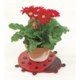 Ancient Graffiti Ceramic Ladybug Plant Trivet - Set of 4