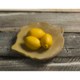 Ancient Graffiti Ceramic Leaf Bowl