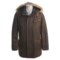 Andrew Marc Bauer Parka - Coyote Trim Hood, Insulated (For Men) in Saddle