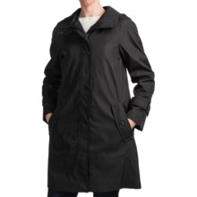 Andrew Marc Caroll Rain Coat - Zip-Out Liner (For Women) in Black - Closeouts