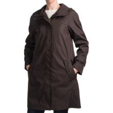 Andrew Marc Caroll Rain Coat - Zip-Out Liner (For Women) in Chocolate - Closeouts