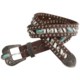 Angel Ranch Zebra Studded Belt - Leather (For Women)