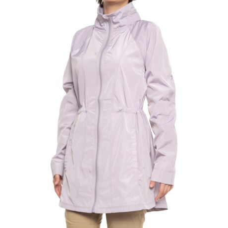 Apana Anorak Rain Jacket - Stowaway Hood (For Women) - DREWDROP (L )