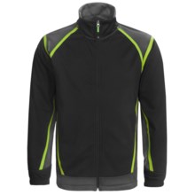 Antigua Golf Jacket - Soft Shell, Full Zip (For Men) in Smoke - Closeouts
