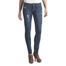 Antique Rivet Greta Skinny Jeans - Low Rise, Stretch (For Women) in Stardust - Closeouts