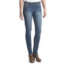 Antique Rivet Marlena Skinny Jeans - Mid Rise, Stretch (For Women) in Serenade - Closeouts