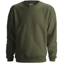 Anvil Fleece Sweatshirt - 8 oz. Organic Cotton (For Men and Women) in City Green - Closeouts