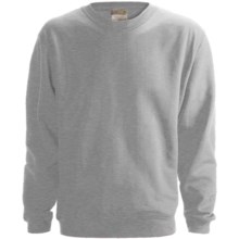 Anvil Fleece Sweatshirt - 8 oz. Organic Cotton (For Men and Women) in Grey Heather - 2nds