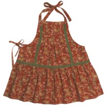 April Cornell Children’s Apron - Cotton in Daisy Rose Rust - Closeouts