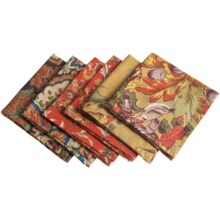 April Cornell Cotton Cocktail Napkins - Set of 4 in Fall Spice - Closeouts