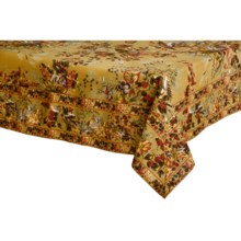 April Cornell Cotton Tablecloth - 60x108” in Forest Butternut - Closeouts