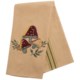 April Cornell Mushroom Applique Kitchen Towel