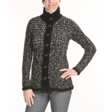 Apropos Hudson Tweed Sweater (For Women) in Black - Closeouts