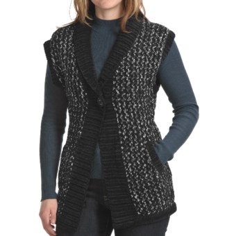 Apropos Putney Tweed Vest (For Women) in Black