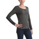 Apropos Ruched Stretch Jersey Shirt - Long Sleeve (For Women)