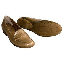 Aquatalia by Marvin K. Whoopie Loafer Shoes - Weatherproof (For Women) in Sand Patent - Closeouts
