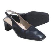 Ara Bologna Leather Shoes - Sling-Backs (For Women) in Blue - Closeouts