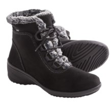 Ara Britney Waterproof Boots- Gore-Tex®, Faux-Fur Trimmed (For Women) in Black - Closeouts