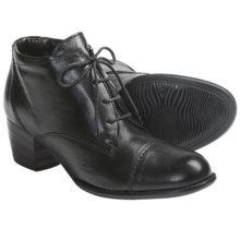 Ara Fanny Leather Ankle Boots - Lace-Ups (For Women) in Black Leather - Closeouts