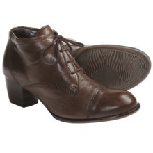 Ara Fanny Leather Ankle Boots - Lace-Ups (For Women) in Brown Leather - Closeouts