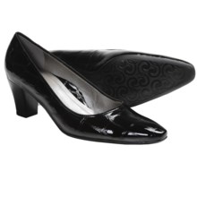 ARA Mabel Pumps - Leather (For Women) in Black Croc Print - Closeouts