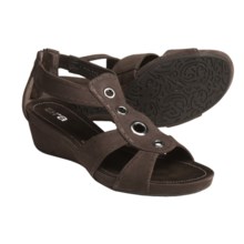 Ara Shikira T-Strap Sandals (For Women) in Brown Nubuck - Closeouts