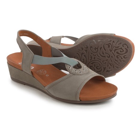 Ara Sutton Wedge Sandals - Nubuck For Women