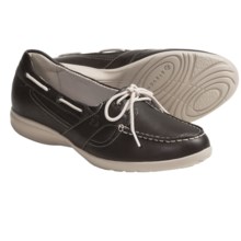 Aravon Jillian Loafers - Leather (For Women) in Dark Brown - Closeouts