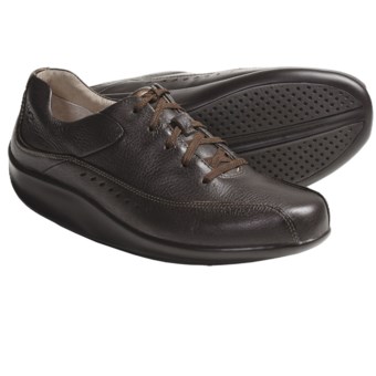Aravon Laney Shoes - Leather, Lace-Up (For Women) in Brown