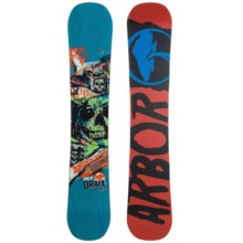 Arbor Draft Snowboard in Blue - 2nds