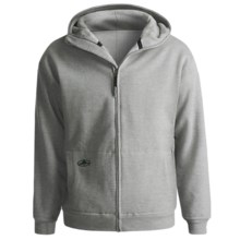 Arborwear Double-Thick Cotton Sweatshirt - Full Zip (For Men) in Grey - 2nds