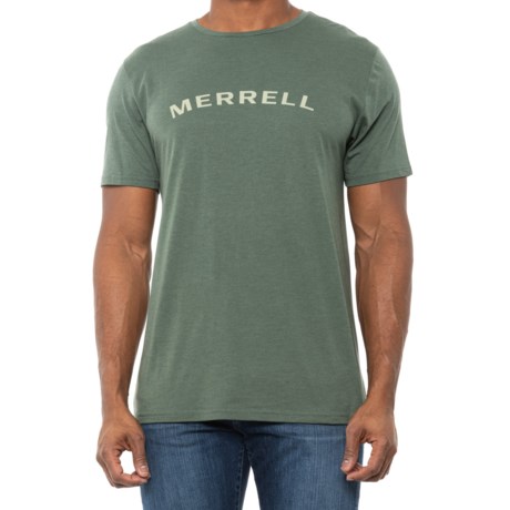 Merrell Arch T-Shirt - Short Sleeve (For Men) - OLIVE (S )
