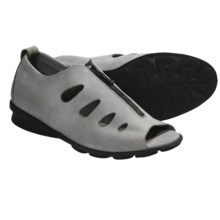 Arche Denzor Top Zip Sandals - Nubuck (For Women) in Light Grey - Closeouts