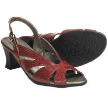 Arche Kimela Sling-Back Pumps - Leather (For Women) in Fire - Closeouts