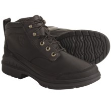 Ariat Barnyard Work Boots - Leather, Lace-Ups (For Men) in Walnut - Closeouts