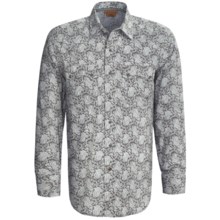 Ariat Cade Snap Front Western Shirt - Long Sleeve (For Men) in Cement - Closeouts