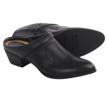 Ariat Dalton Clogs - Leather, Open Back (For Women) in Black Deertan